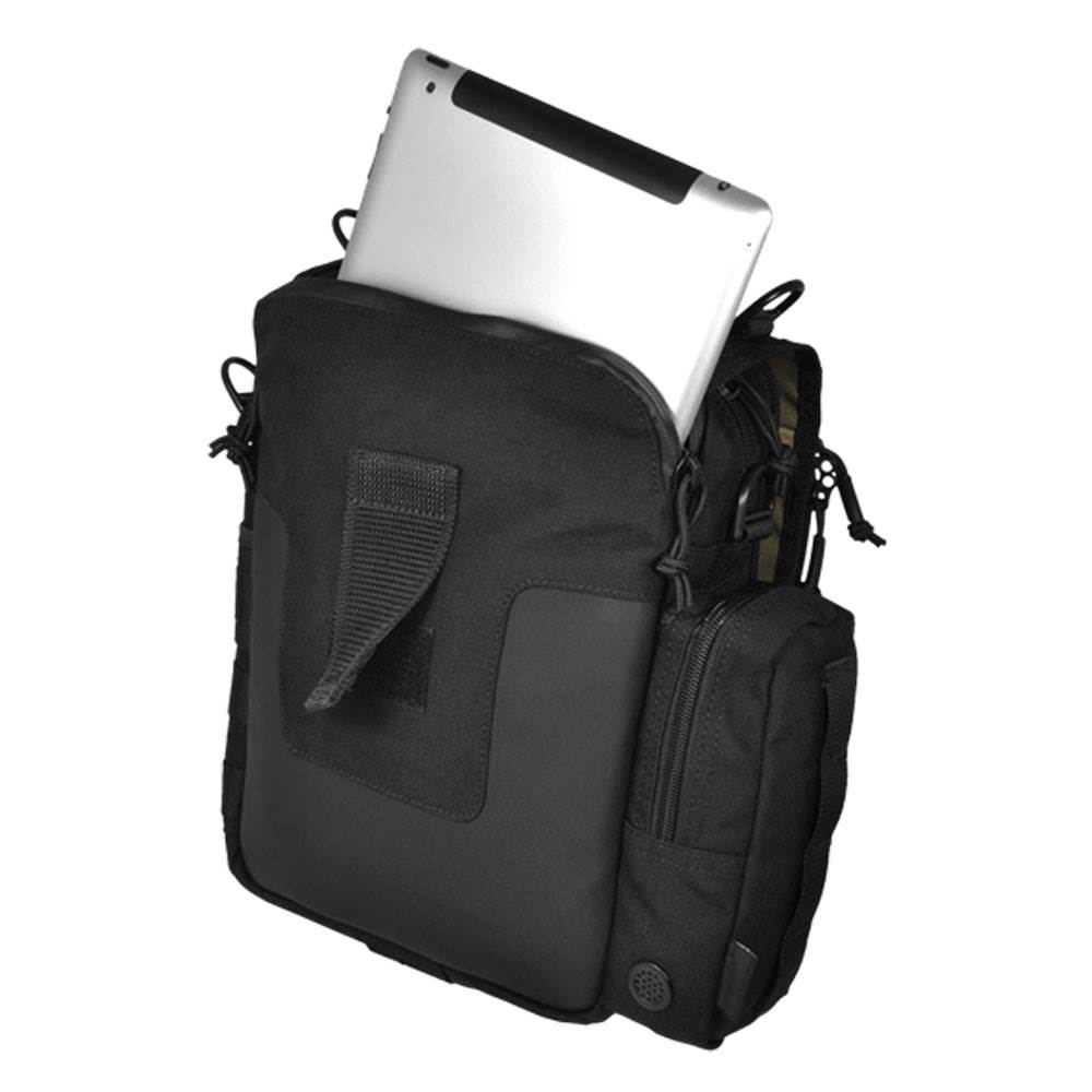 Hazard 4 Sidekick Kato Tablet & Laptop Modular Padded Sling Bag Pack, Black