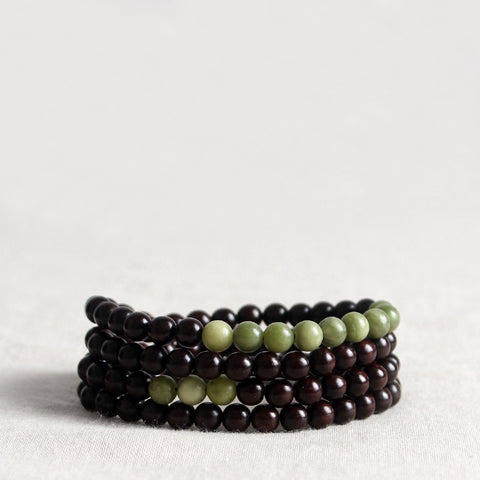 men’s stacked beaded bracelets