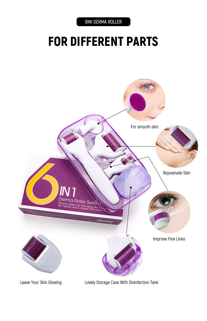 Dr. Pen DRS Micro Needle Derma Roller 6 in 1 Kit – Nasvita Medical