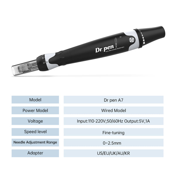 Dr. pen Ultima A7 Pen + 10 pieces cartridges – SkinGenics ™ Online