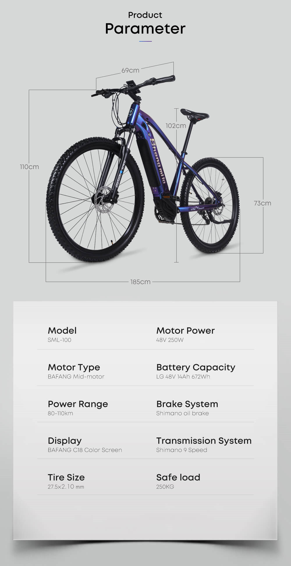 Product Parameter