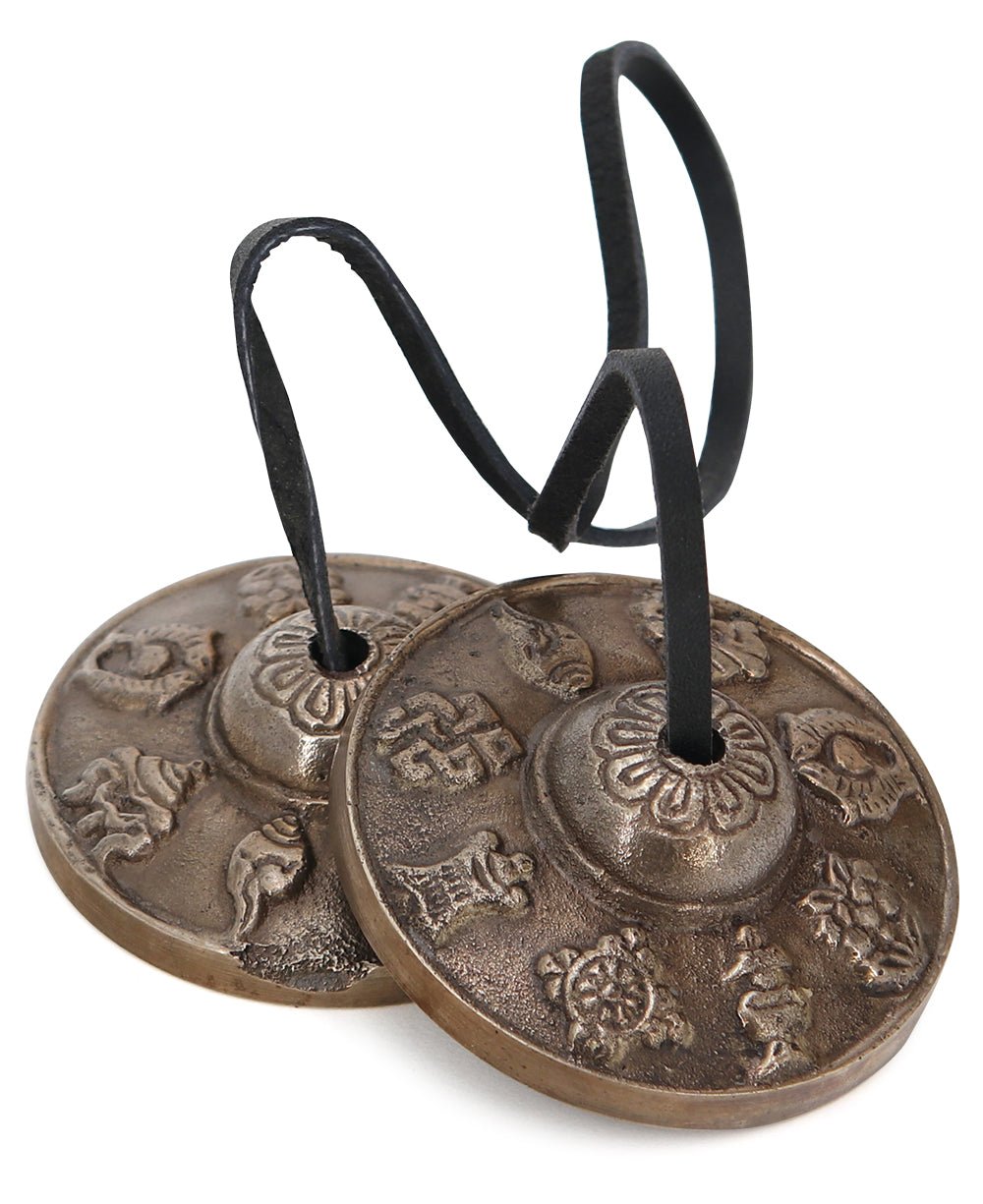 Eight Auspicious Symbols Tingsha Bell