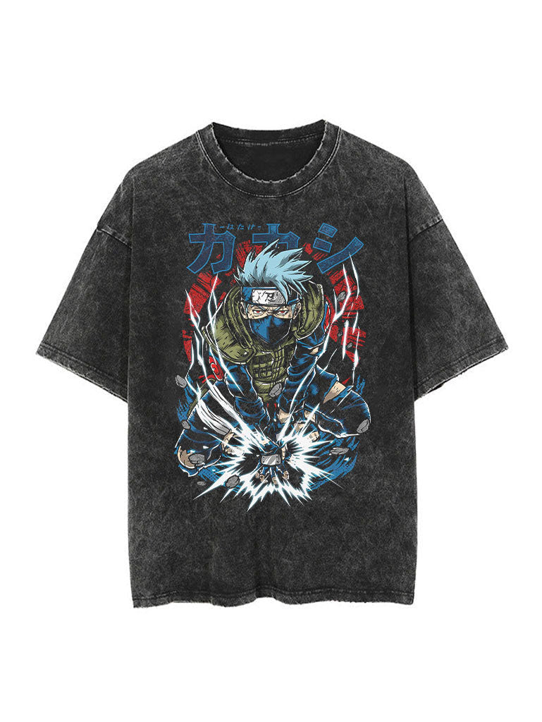 [TRZN] Kakashi Chidori Vintage Tee