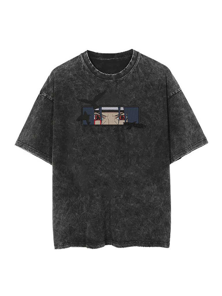 [TRZN] Itachi Eyes Embroidery Tee