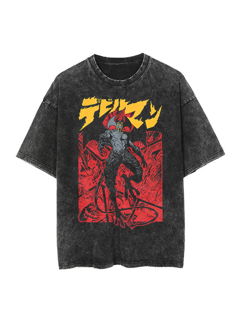 [TRZN] Devilman Crybaby Vintage Tee