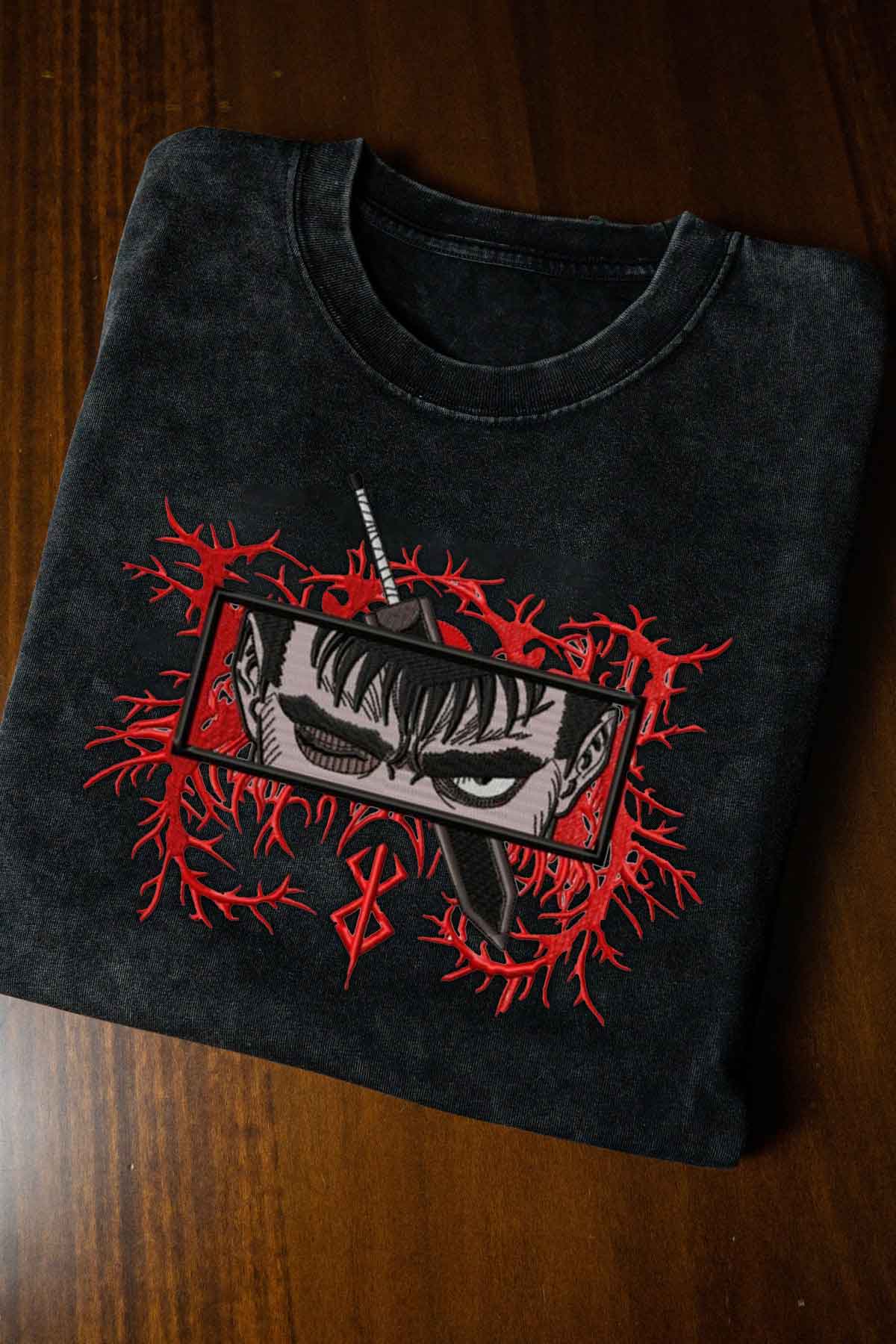 [TRZN] Guts Embroidery Tee