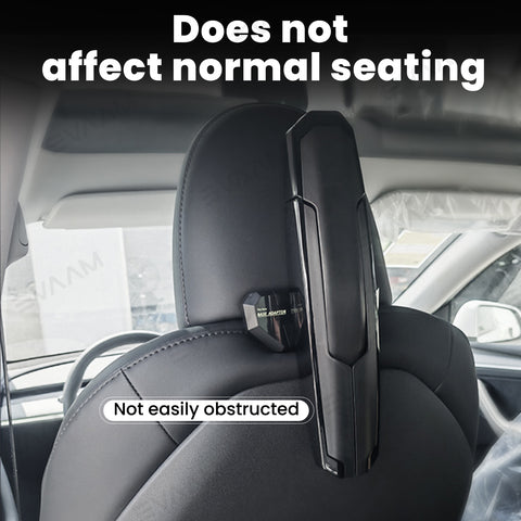 Back Seat Headrest Clothes Folding Hanger for Tesla Model 3/Y (2018-2024)