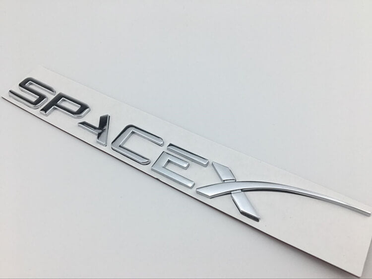 SpaceX Emblem Sticker for Tesla Accessories