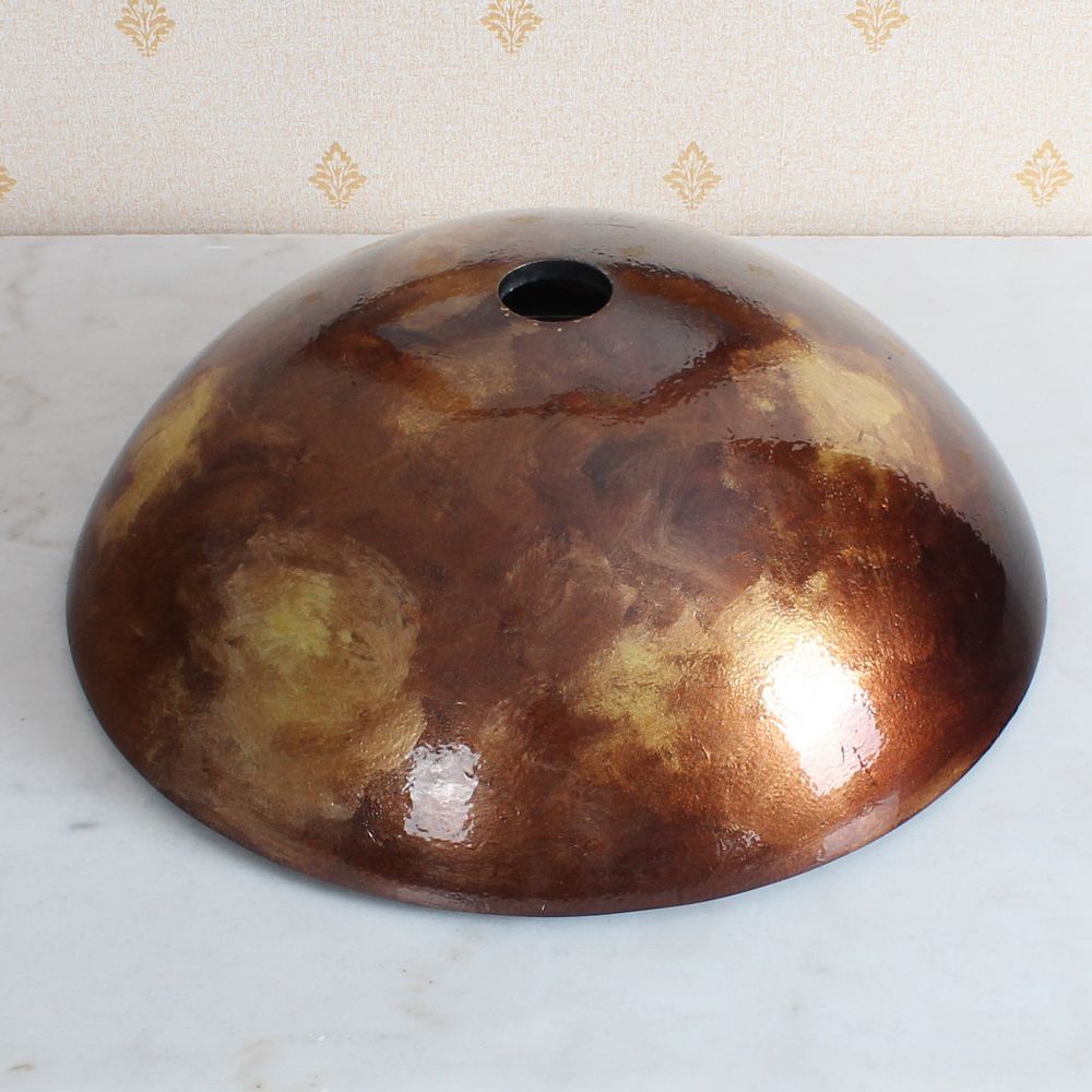 ELITE Tempered Glass Vessel Sink w. Unique Hand Painting Pattern 1204