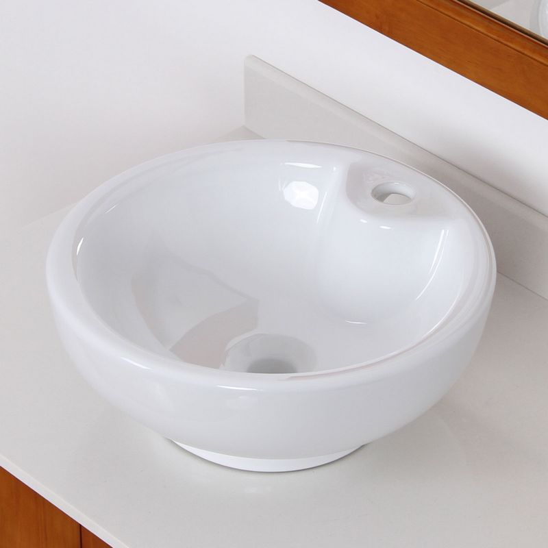 ELITE Grade A Ceramic Bathroom Sink With Round Design 4074