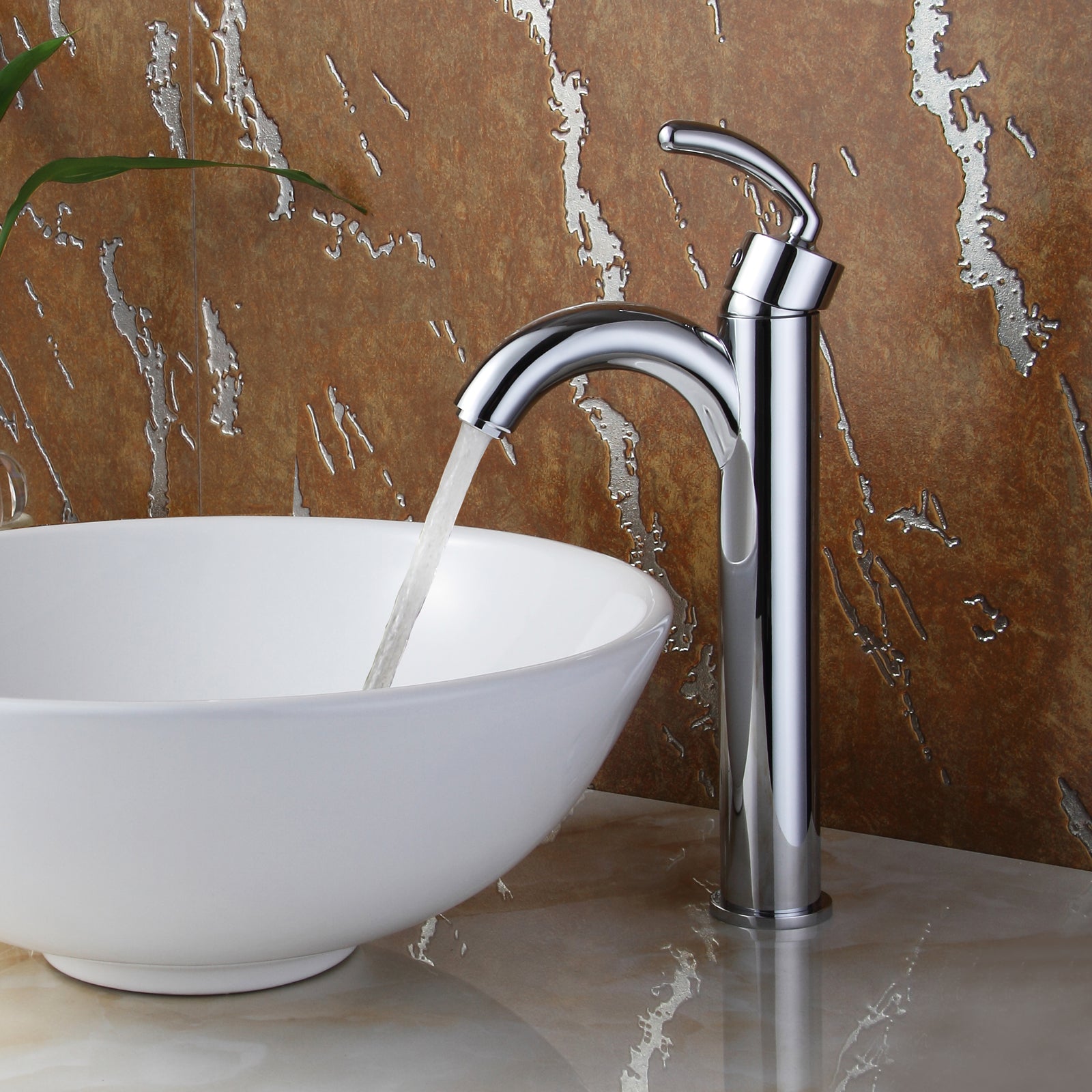 ELITE Modern Design Single Lever Tall Vessel Sink Faucet 882002