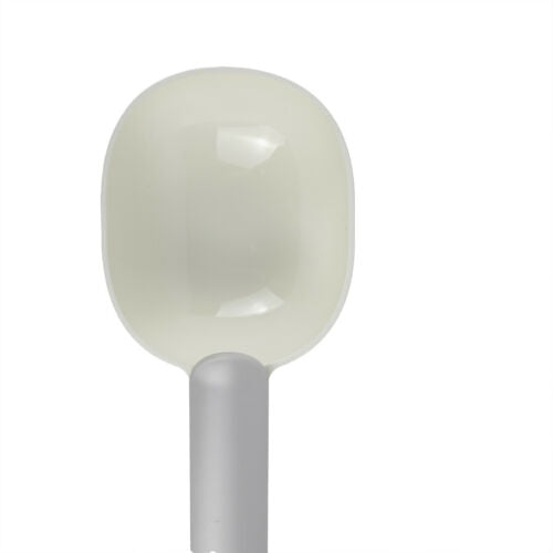 Pet Food Spoon Multi-functional Plastic with Fashionable Food handle-White