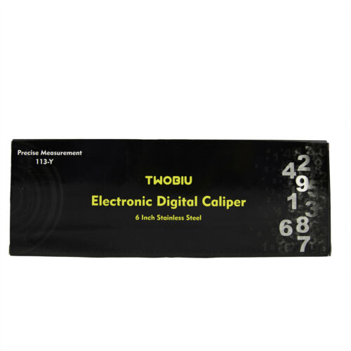 TWOBIU Electronic Digital Caliper 6 inch