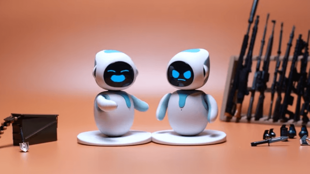  Eilik Lindas mascotas robot para niños y adultos, tu compañero  interactivo perfecto en casa o espacio de trabajo. Regalos únicos para  niñas y niños. Combinación azul + rosa : Juguetes y