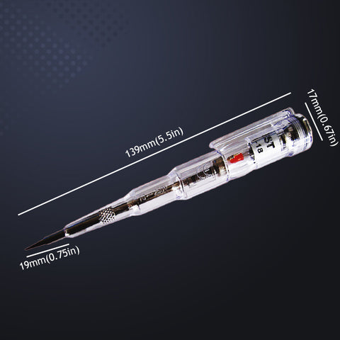 70-250V Electrical Tester Pen Waterproof Induced Voltage Responsive Tester Screwdriver Tool w/ Probe Indicator Light Test Pencil uv radiometers