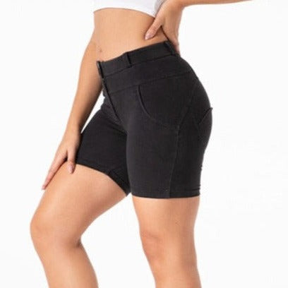 Cheeky Black Butt Lift Shorts