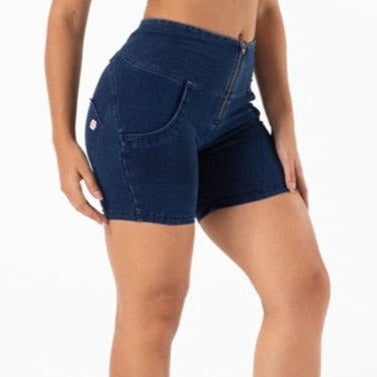 Cheeky Blue High Waist Butt Lift Shorts