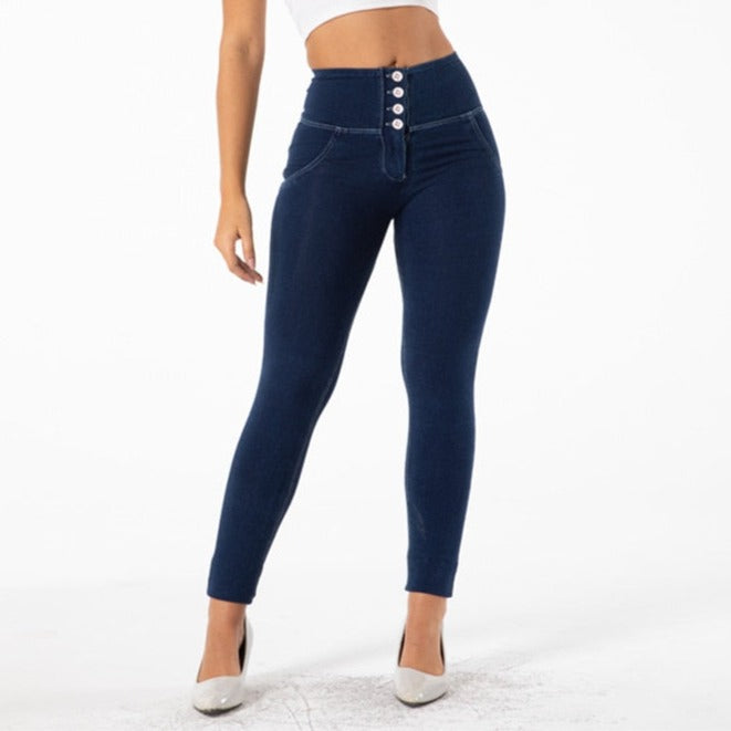 Cheeky Navy Blue jeans High waist Jeggings