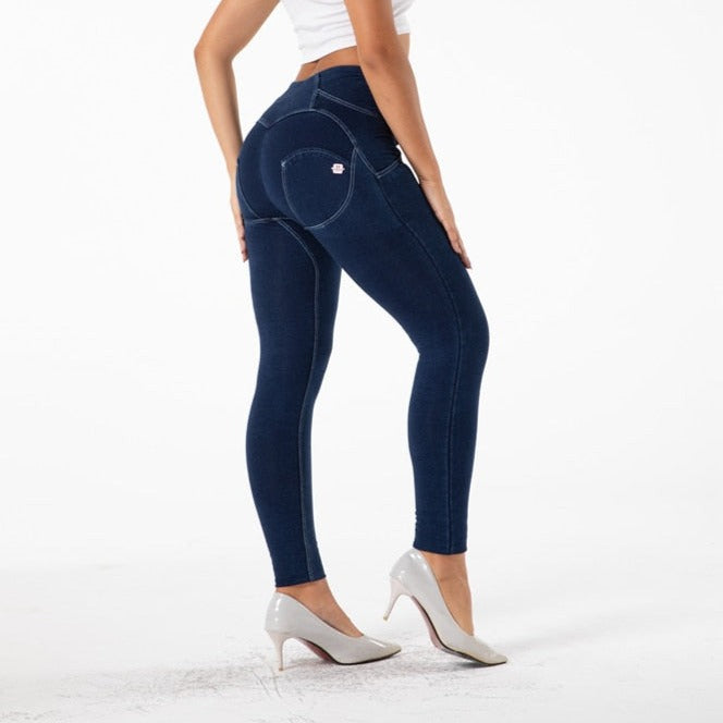 Cheeky Navy Blue jeans High waist Jeggings