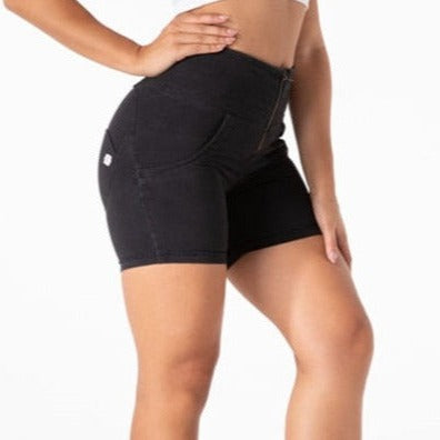 Cheeky Black High Waist Butt Lift Shorts