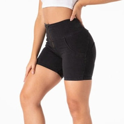 Cheeky Black High Waist Butt Lift Shorts