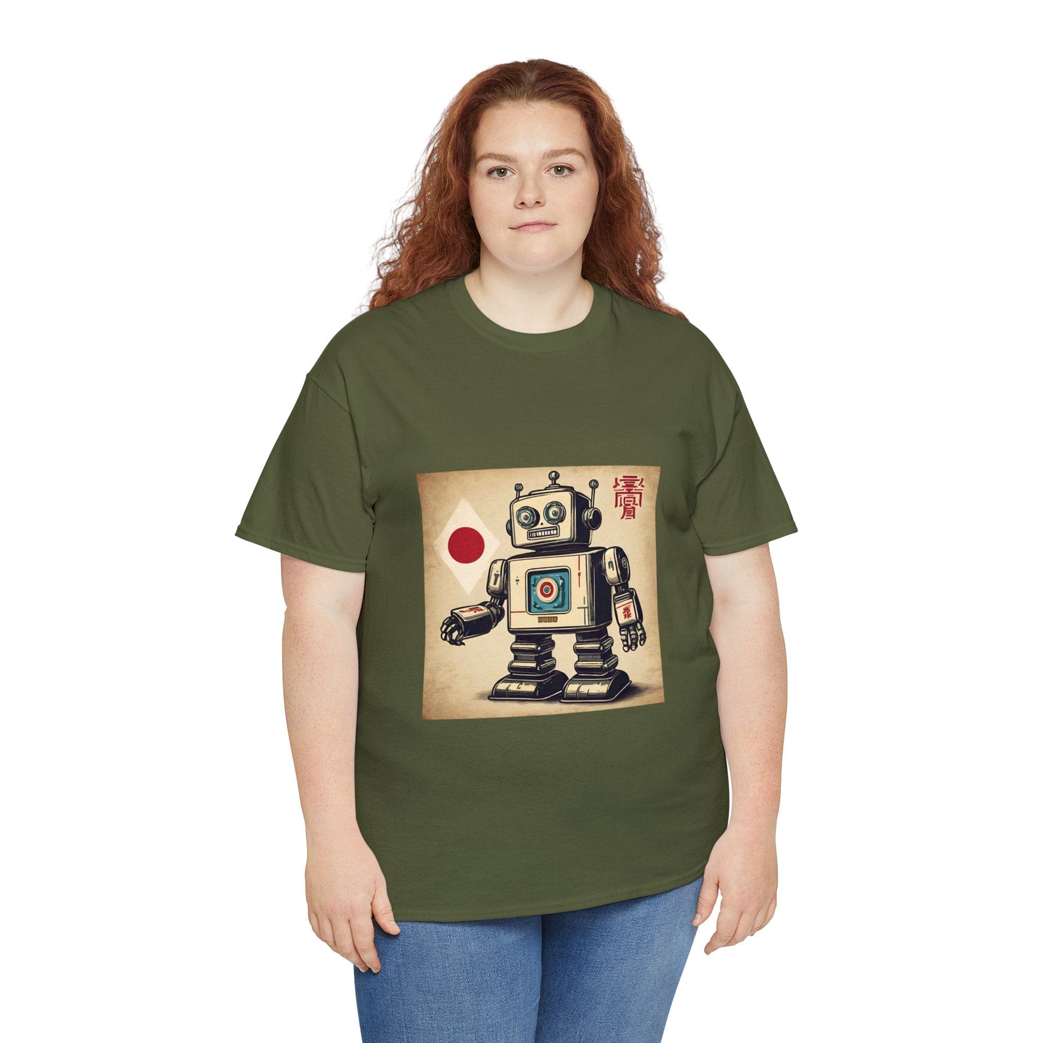 Robot Japanese Vintage Comic Graphic Tee | Japan Retro Poster Souvenir Shirt Unisex Shirt for Men and Women | Souvenir from Japan Unisex Tee Flashlander