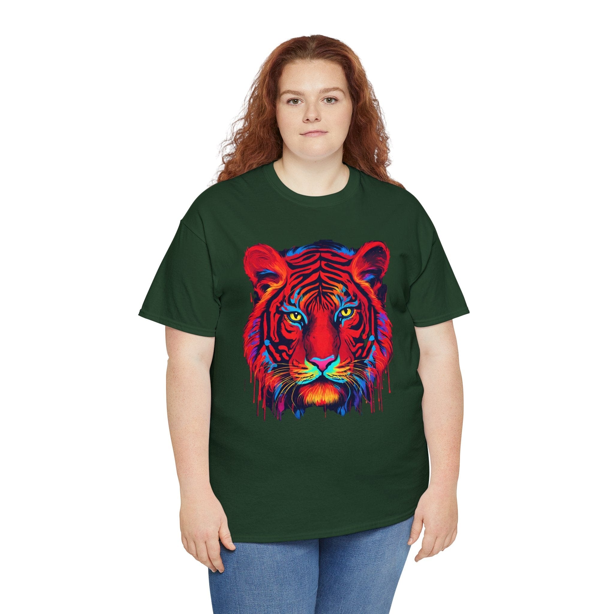 Majestic Red Tiger T Shirt Flashlander