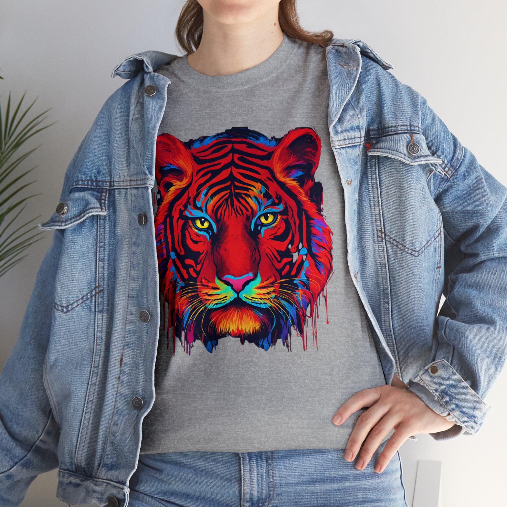 Majestic Red Tiger T Shirt Flashlander