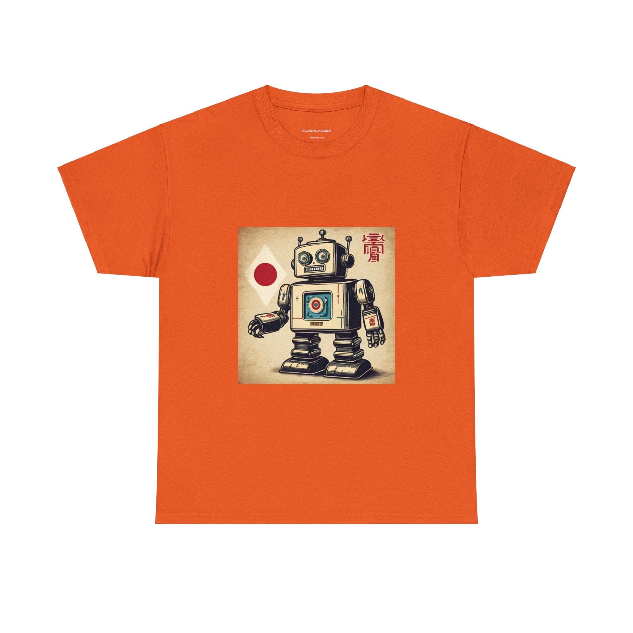 Robot Japanese Vintage Comic Graphic Tee | Japan Retro Poster Souvenir Shirt Unisex Shirt for Men and Women | Souvenir from Japan Unisex Tee Flashlander