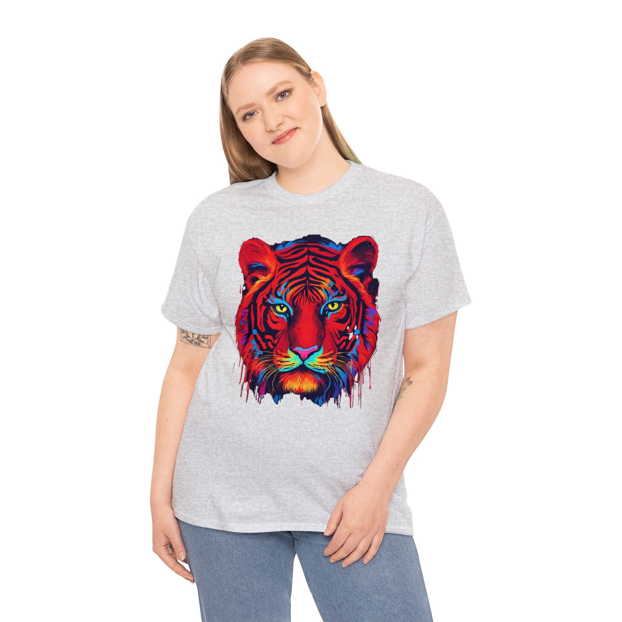 Majestic Red Tiger T Shirt Flashlander