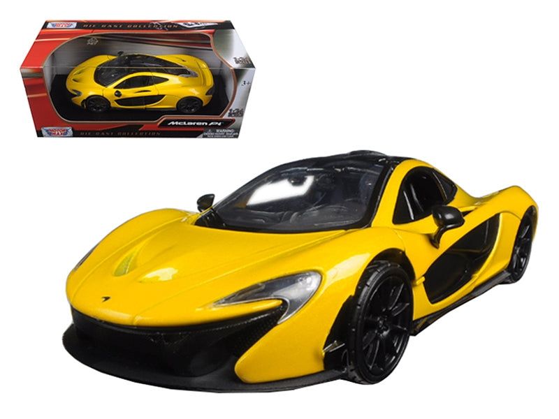 McLaren P1 Yellow 1/24 Diecast Model Car by Motormax