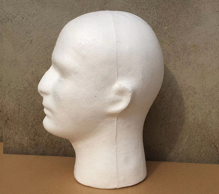 Foam Head Model Wig Toupee Mannequin Display Stand Rack