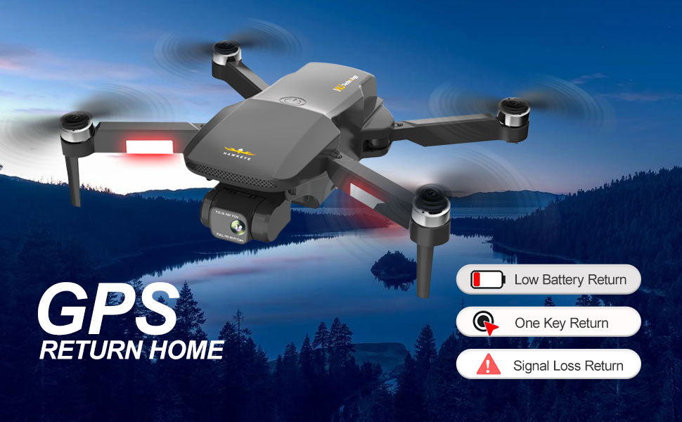 GPS Drone with Camera 4K,3-axis Gimbal, FPV Quadcopter for Adults