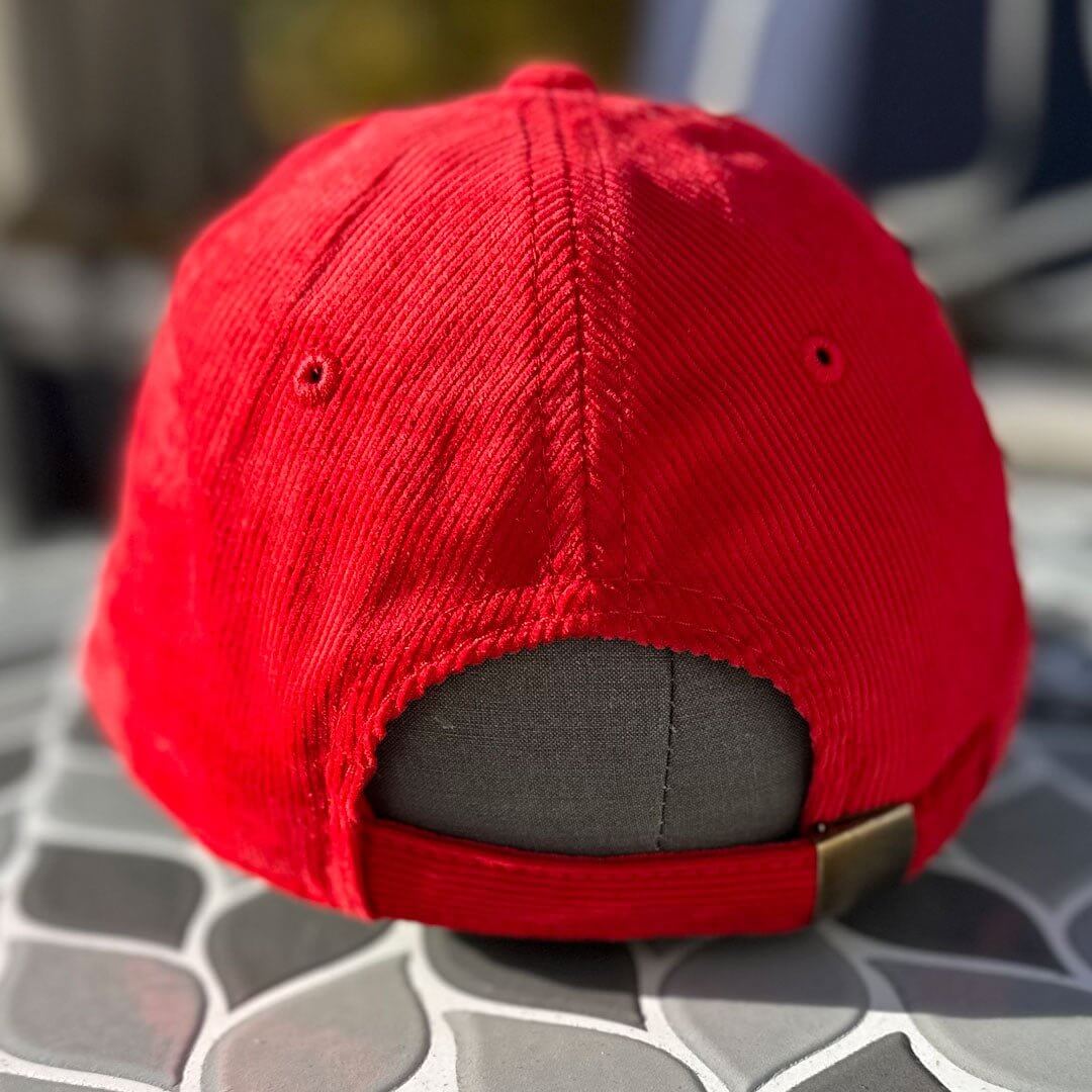 Dope Chenille Patched Low Profile Structured Corduroy Hat