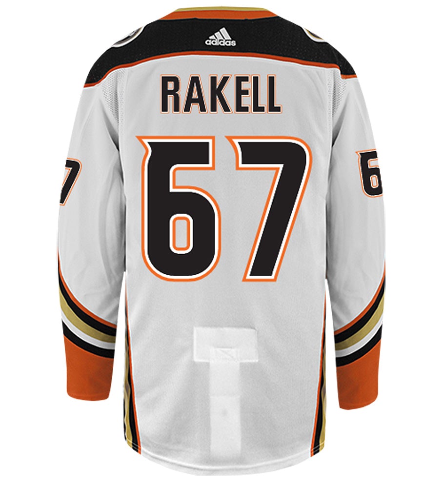 Rickard Rakell Anaheim Ducks Adidas Authentic Away NHL Hockey Jersey