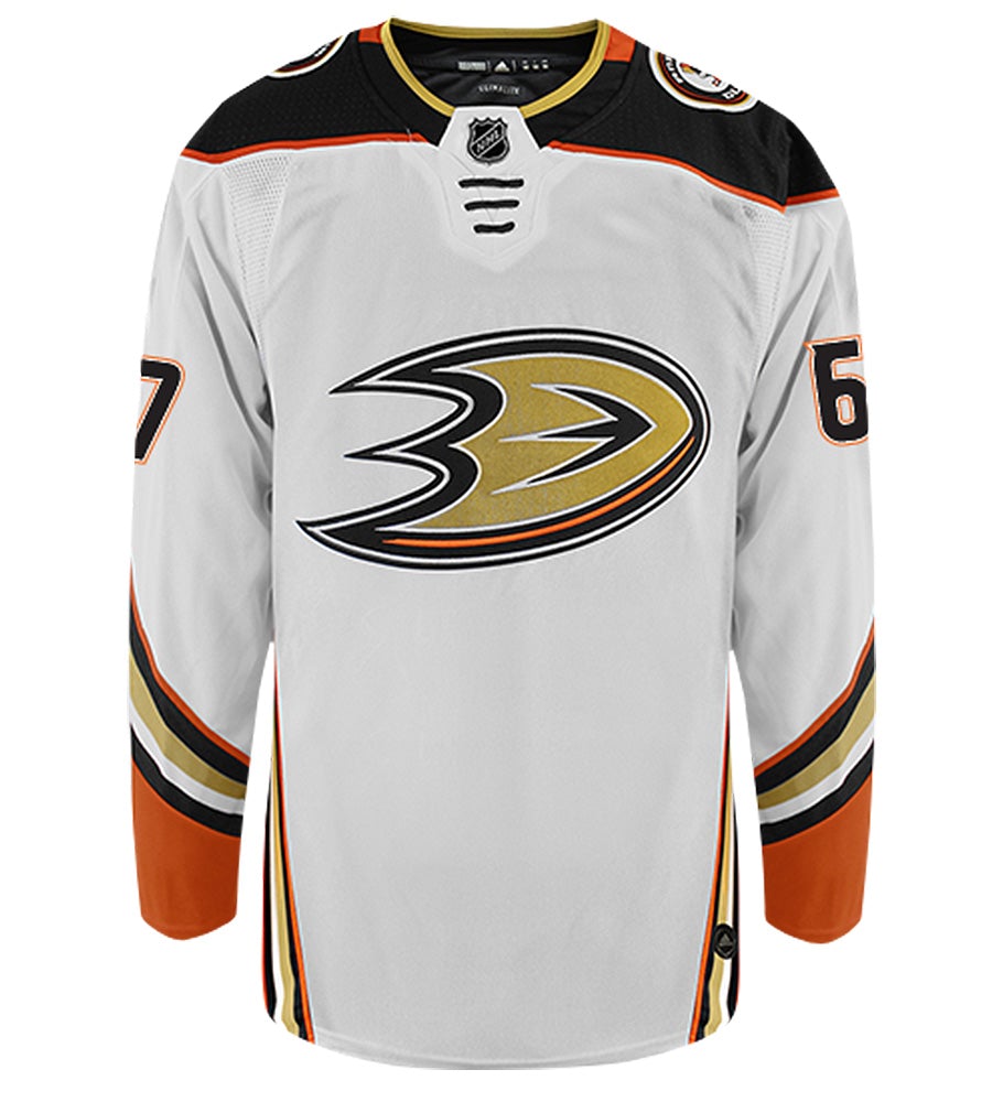 Rickard Rakell Anaheim Ducks Adidas Authentic Away NHL Hockey Jersey