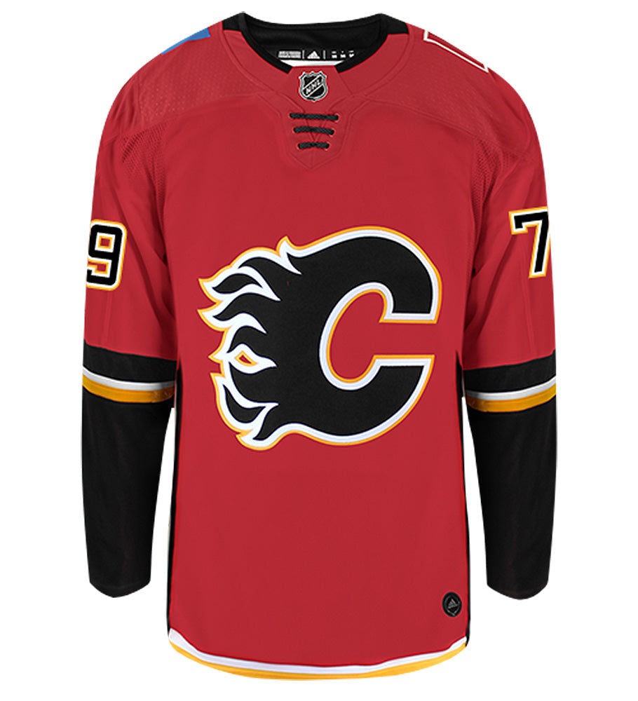 Micheal Ferland Calgary Flames Adidas Authentic Home NHL Hockey Jersey