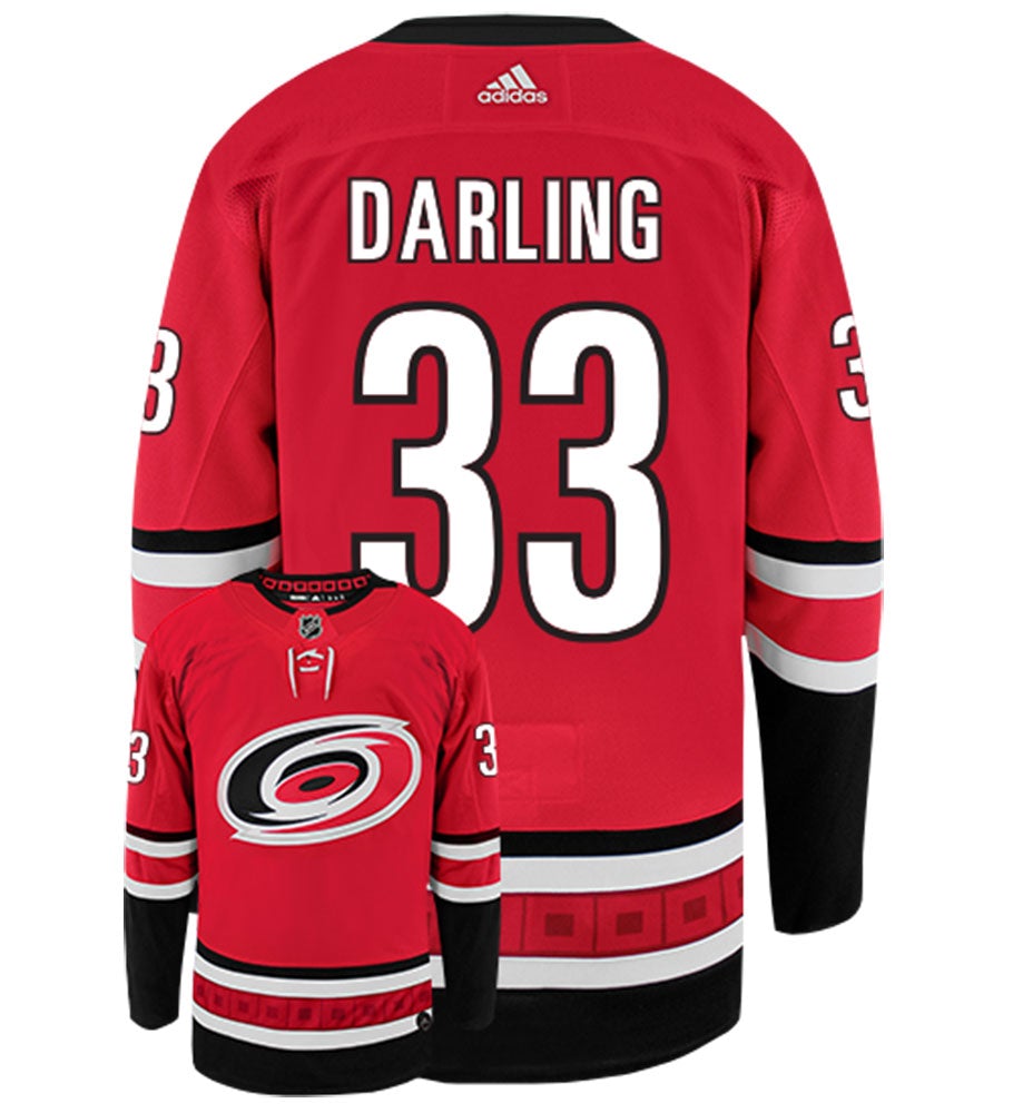 Scott Darling Carolina Hurricanes Adidas Authentic Home NHL Hockey Jersey