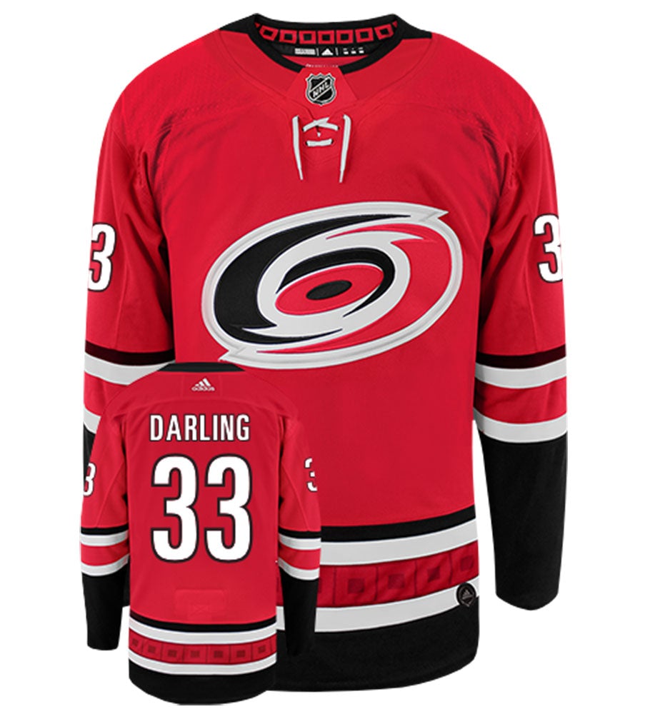 Scott Darling Carolina Hurricanes Adidas Authentic Home NHL Hockey Jersey