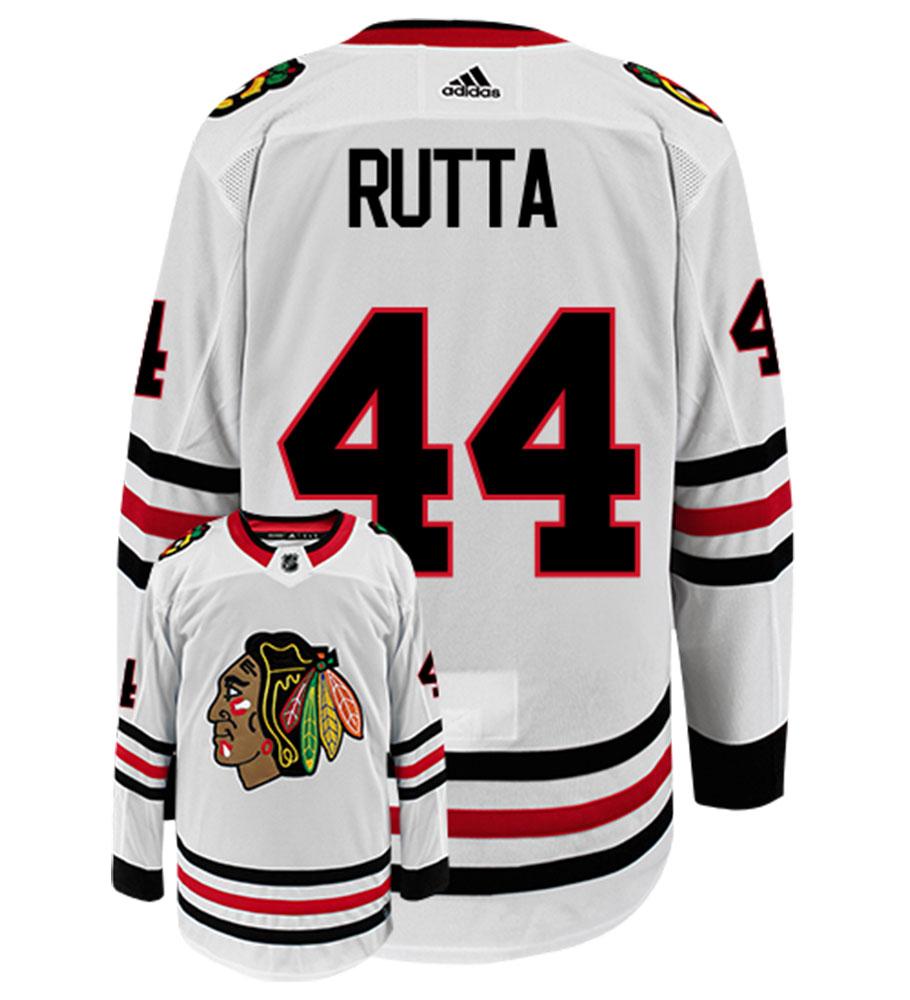 Jan Rutta Chicago Blackhawks Adidas Authentic Away NHL Hockey Jersey