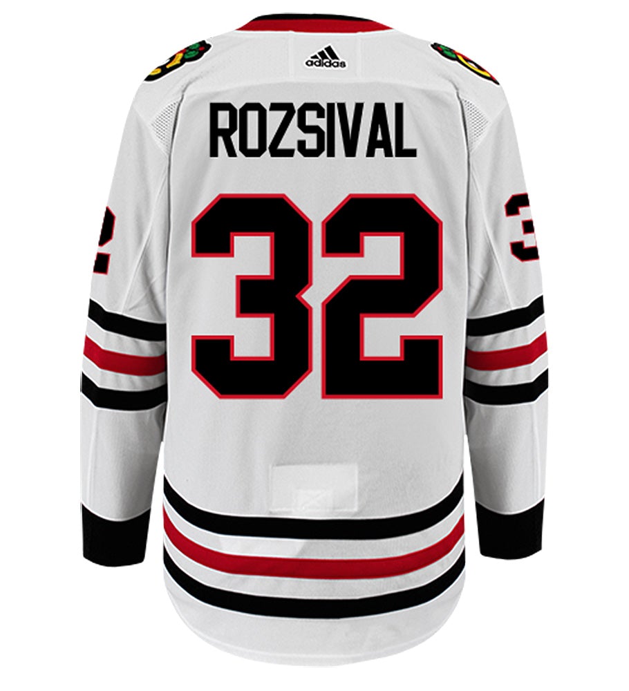 Michal Rozsival Chicago Blackhawks Adidas Authentic Away NHL Hockey Jersey