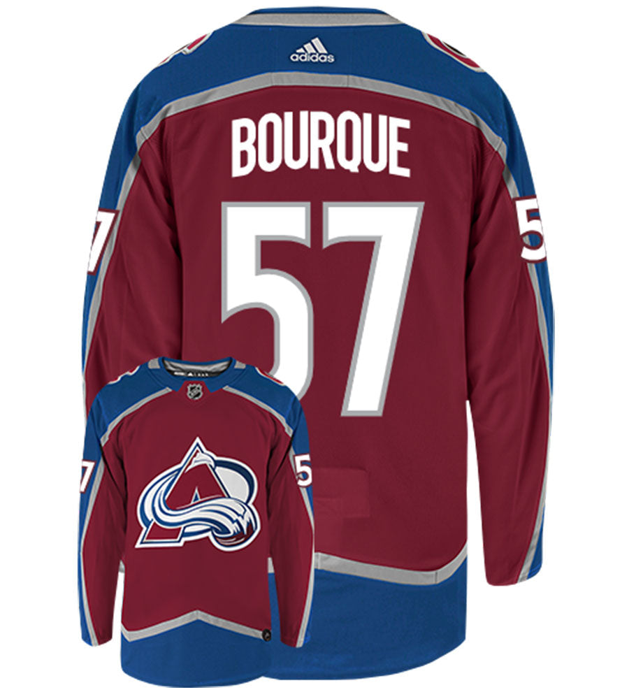 Gabriel Bourque Colorado Avalanche Adidas Authentic Home NHL Hockey Jersey