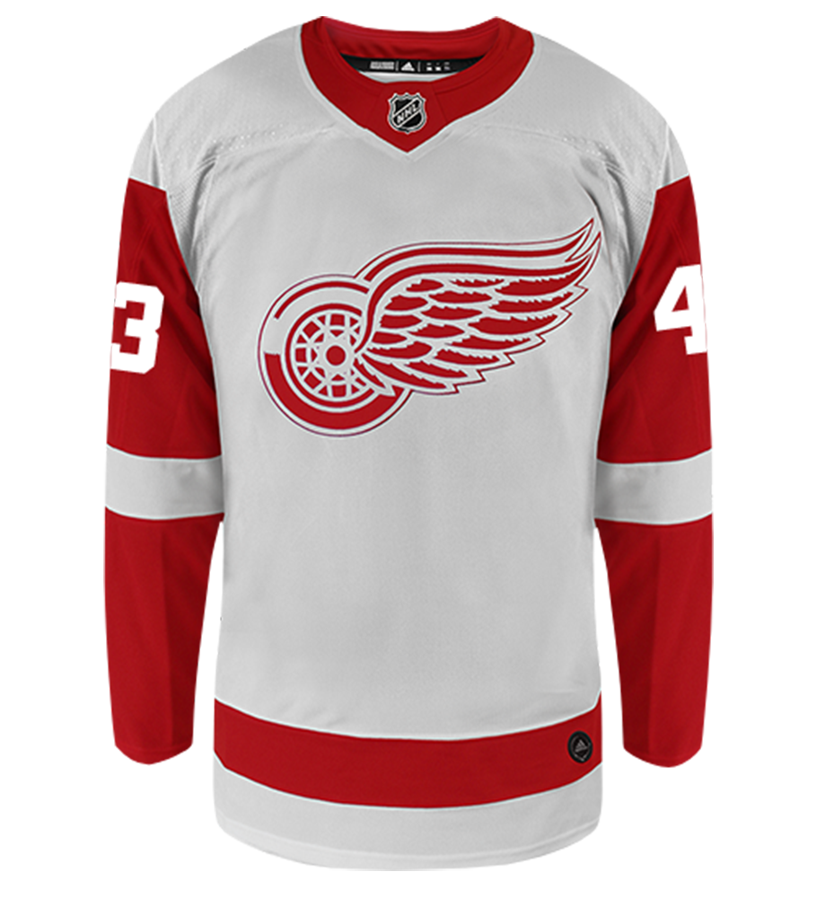 Darren Helm Detroit Red Wings Adidas Authentic Away NHL Hockey Jersey