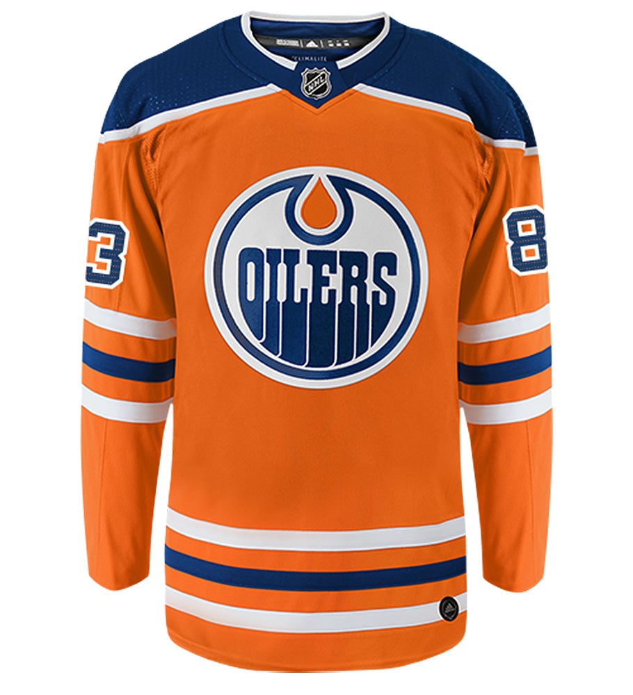 Matt Benning Edmonton Oilers Adidas Authentic Home NHL Hockey Jersey