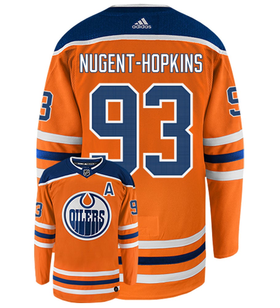 Ryan Nugent-Hopkins Edmonton Oilers Adidas Authentic Home NHL Hockey Jersey
