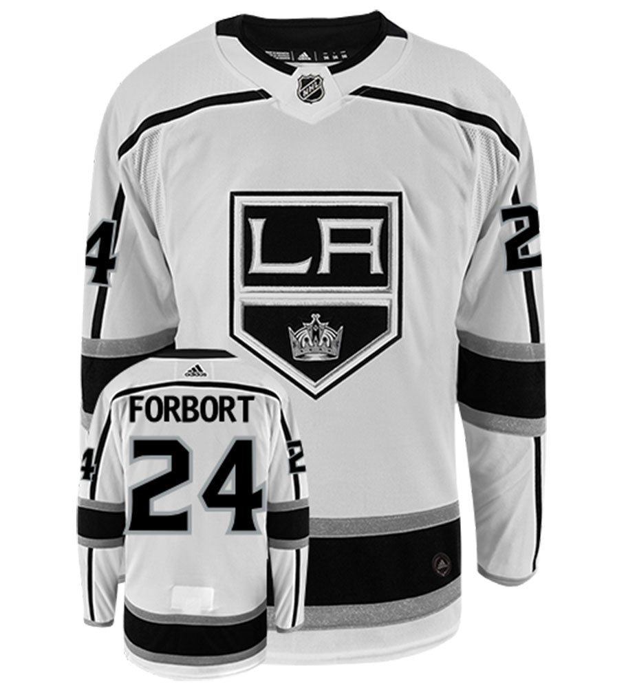 Derek Forbort Los Angeles Kings Adidas Authentic Away NHL Hockey Jersey