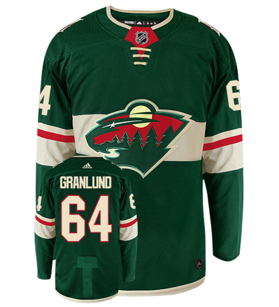 Mikael Granlund Minnesota Wild Adidas Authentic Home NHL Hockey Jersey