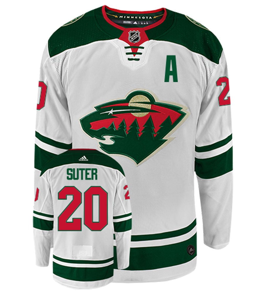 Ryan Suter Minnesota Wild Adidas Authentic Away NHL Hockey Jersey