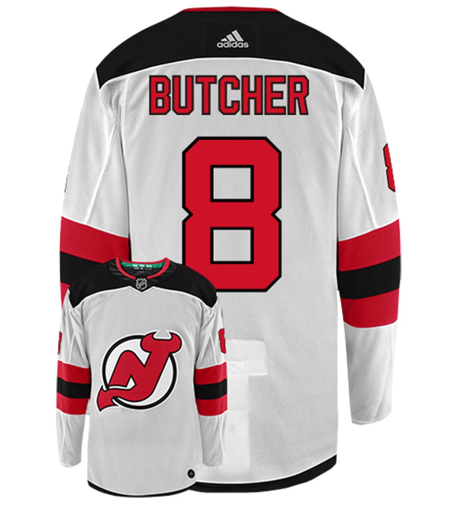 Will Butcher New Jersey Devils Adidas Authentic Away NHL Hockey Jersey