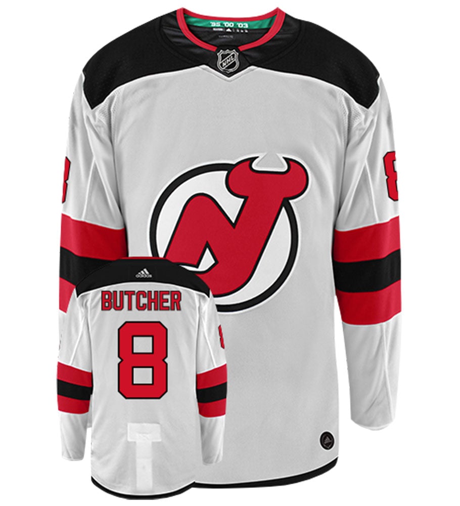 Will Butcher New Jersey Devils Adidas Authentic Away NHL Hockey Jersey